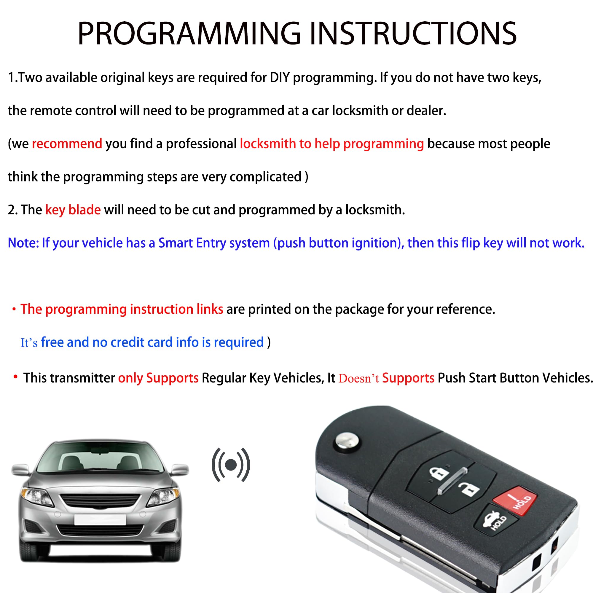 MechanMagic Key Fob Remote Replacement Fits for 2006 2007 2008 2009 2010 2011 2012 2013 2014 2015 Mazda MX-5 Miata Mazda 3 Mazda 6 BGBX1T478SKE125-01 - View 3 of 7