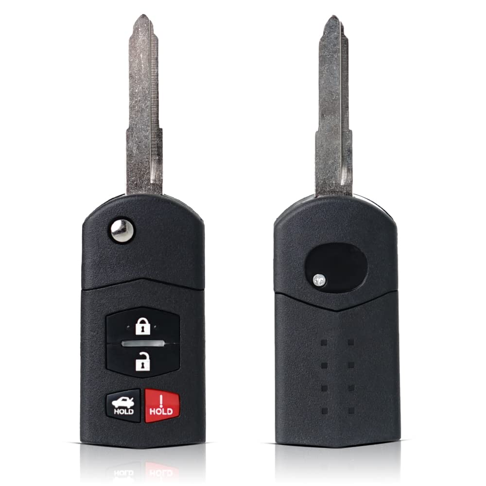 MechanMagic Key Fob Remote Replacement Fits for 2006 2007 2008 2009 2010 2011 2012 2013 2014 2015 Mazda MX-5 Miata Mazda 3 Mazda 6 BGBX1T478SKE125-01 - View 6 of 7