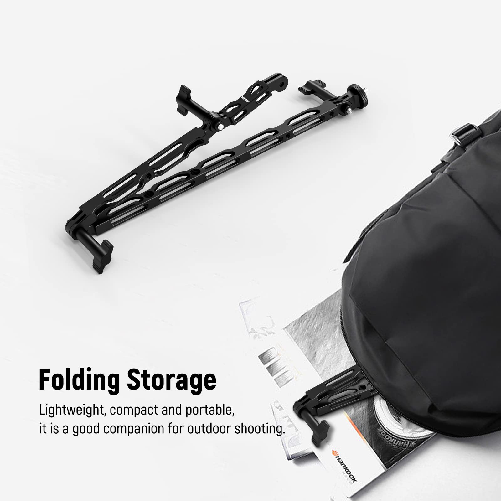 NEEWER NEEWER Aluminum Alloy Extension Arm Set for Action Camera Compatible with GoPro Hero11 10 9 8 7 Insta360 DJI Osmo Action 3 - View 7 of 9