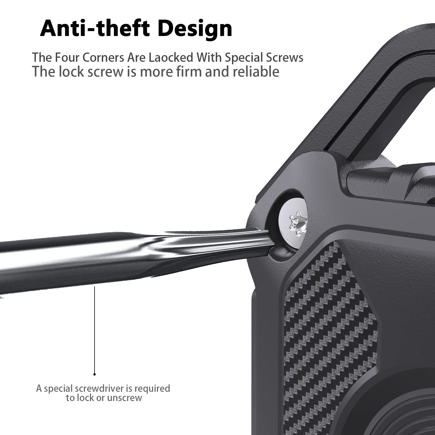 Sichy Sichy Waterproof Airtag Keychain Holder Case Compatible with Apple Air Tag Tracker Protective Cover for Keys Bags Luggage and Pet Collar - View 4 of 7