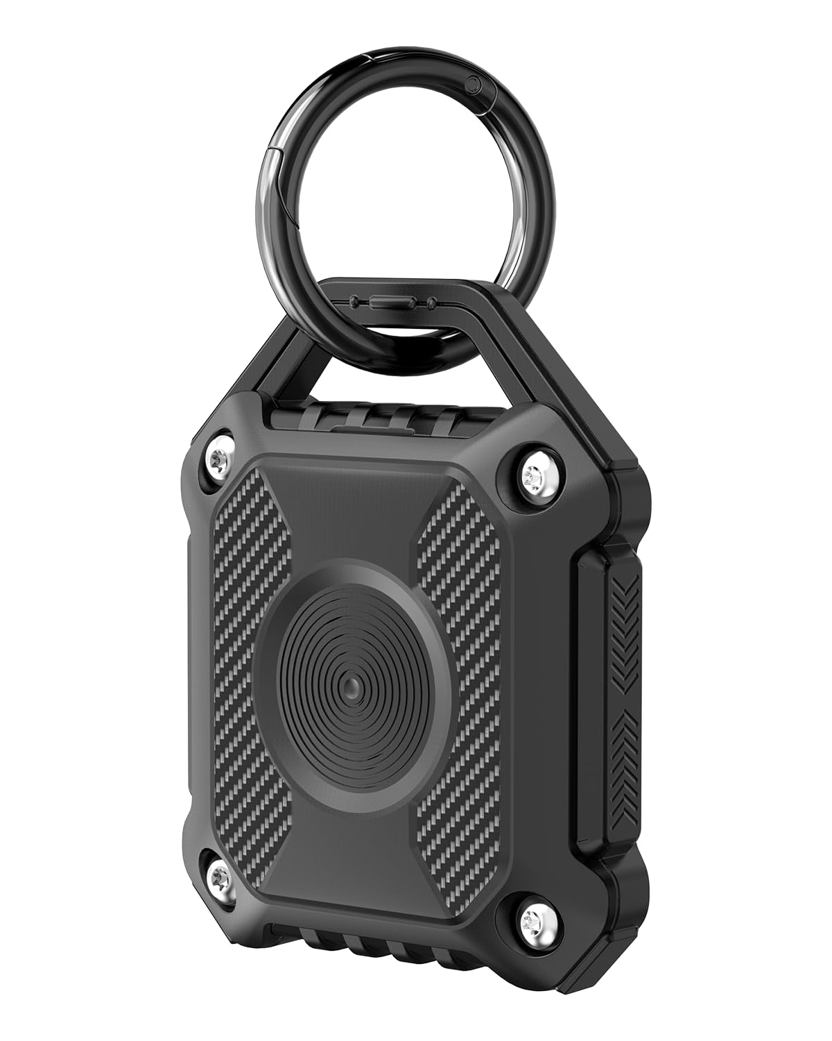 Sichy Sichy Waterproof Airtag Keychain Holder Case Compatible with Apple Air Tag Tracker Protective Cover for Keys Bags Luggage and Pet Collar