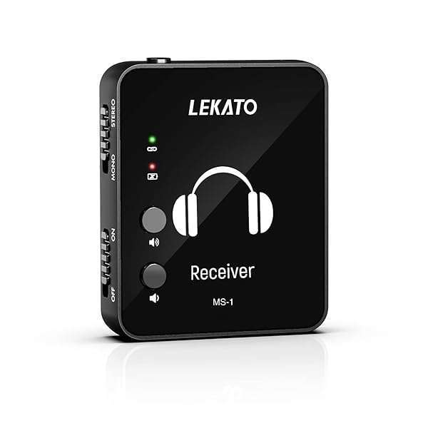 LEKATO LEKATO MS-1 Wireless In-Ear Monitor Receiver - High-Quality Sound & Performance