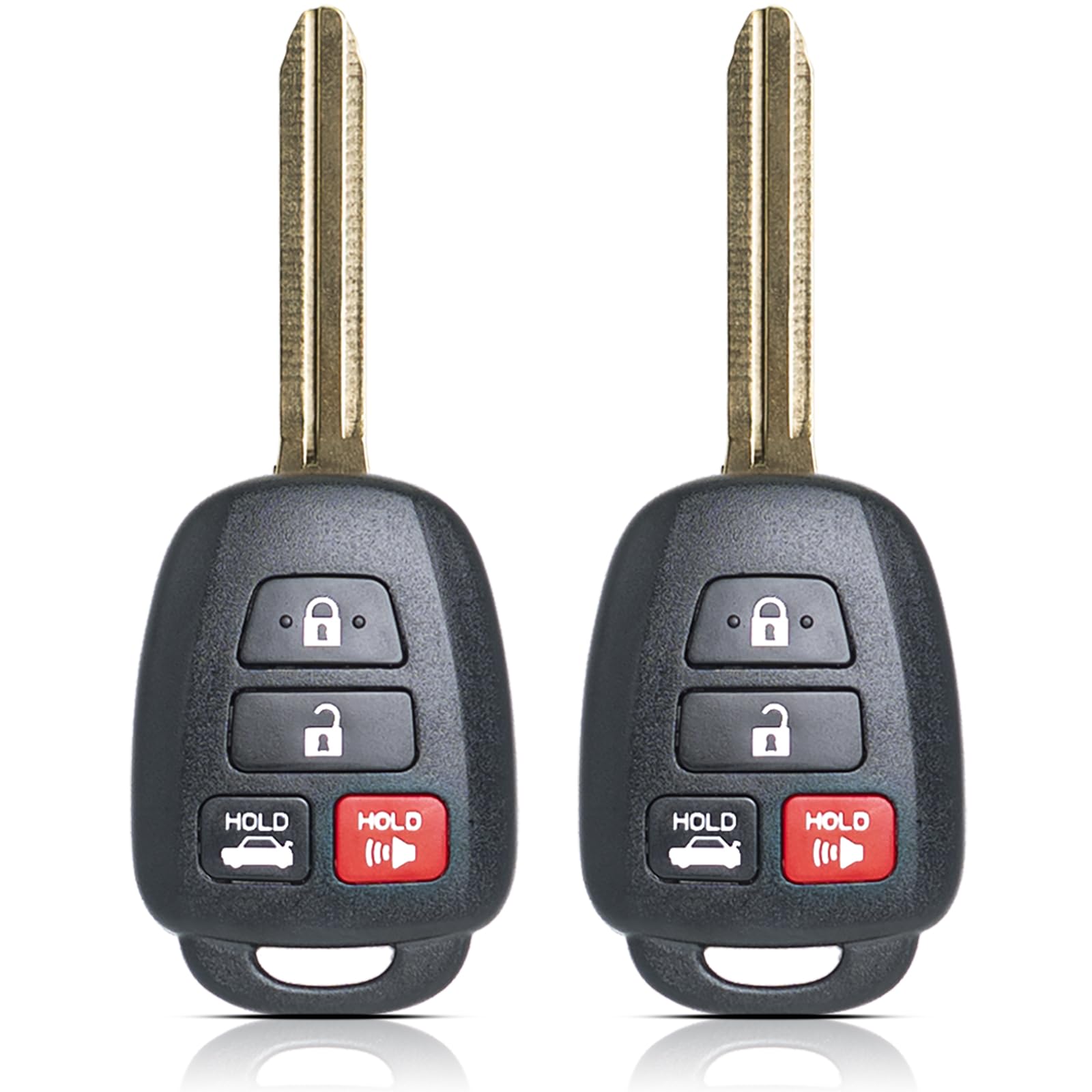 MechanMagic Key Fob Remote Replacement Fits for Toyota Corolla 2014-2019 Camry 2014-2017 Tacoma 2016-2018 HYQ12BDM Keyless Entry Remote Control