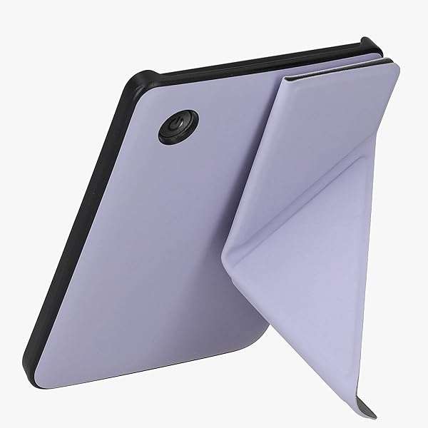 kwmobile KWMobile Origami Case for Kobo Clara 2E & Tolino Shine 4 - Slim PU Leather Stand Cover in Lavender - View 7 of 11