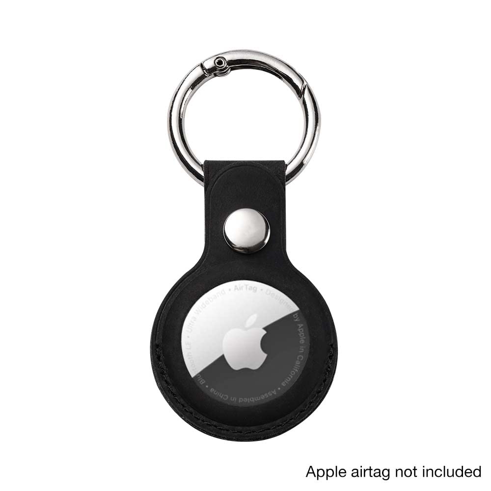 Tooka Tooka Airtag Wallet and Keyholder Genuine Leather Multifunctional RFID Blocking Case for Apple AirTags Black - View 4 of 9