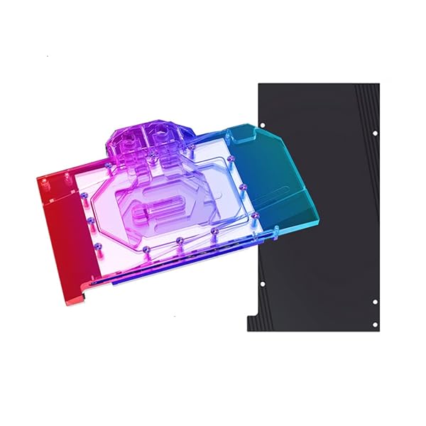 YXHGeeek Zotac GeForce RTX 4090 AMP Extreme Water Cooling Block with ARGB LED & Backplate - Copper GPU Waterblock - View 2 of 8