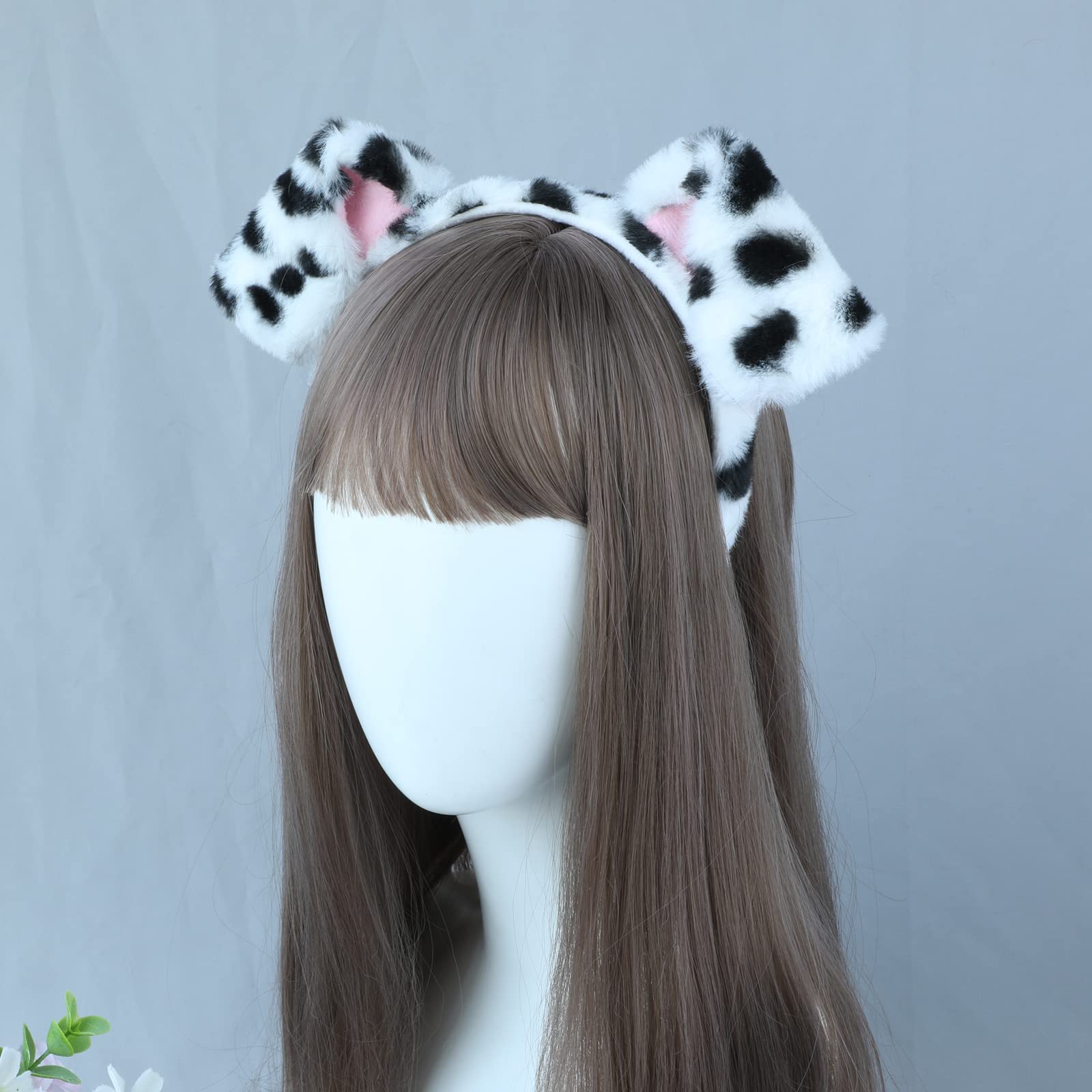 YDEVERLIN YDEVERLIN Dalmatian Headband Cute Puppy Ears Cartoon Hair Hoop for Cosplay and Costumes Perfect Dog Ears Hair Accessories - View 2 of 4
