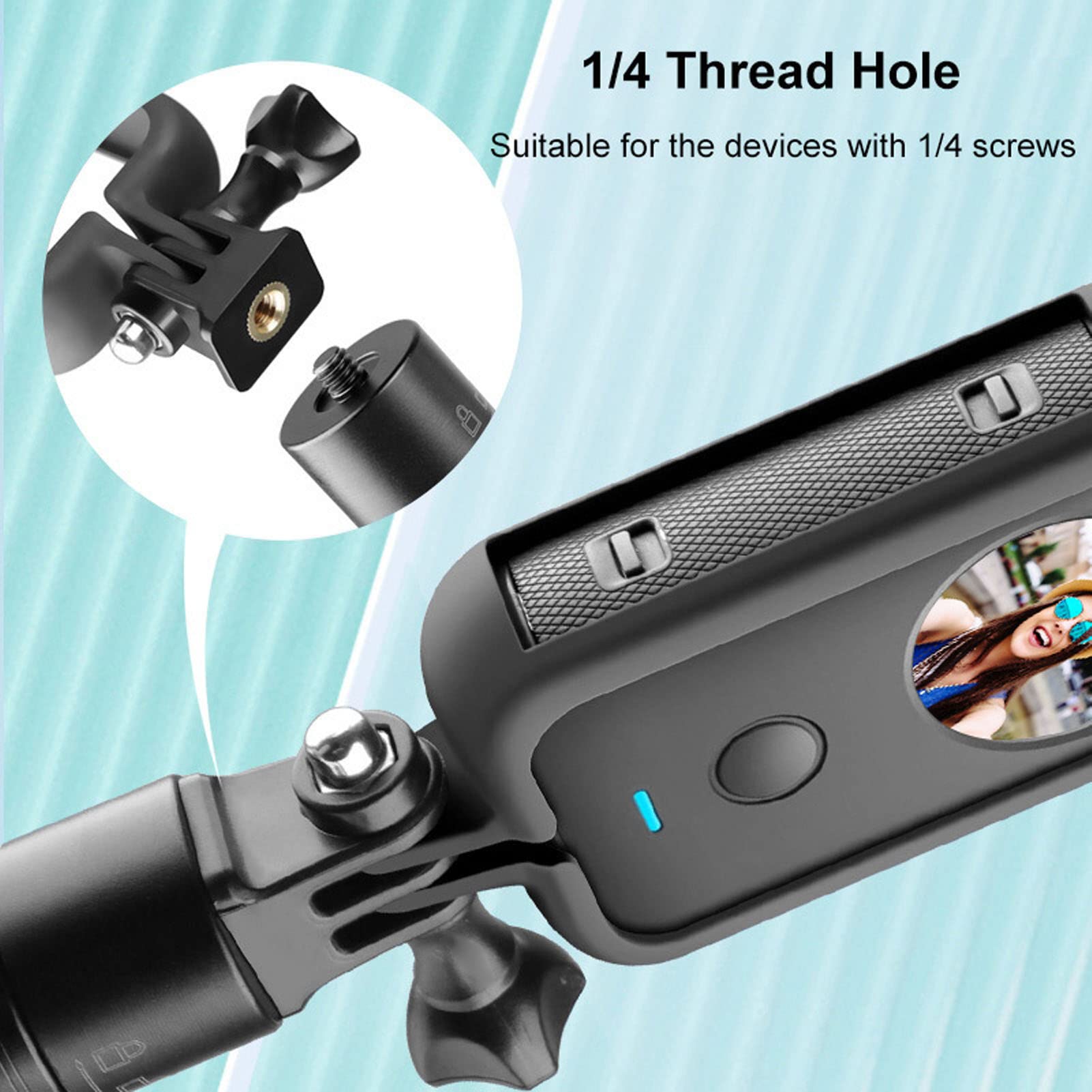 Sanpyl Sanpyl Frame Case for Insta360 ONE X2 Aluminum Protective Cover with Tripod Adapter Mount - View 2 of 9