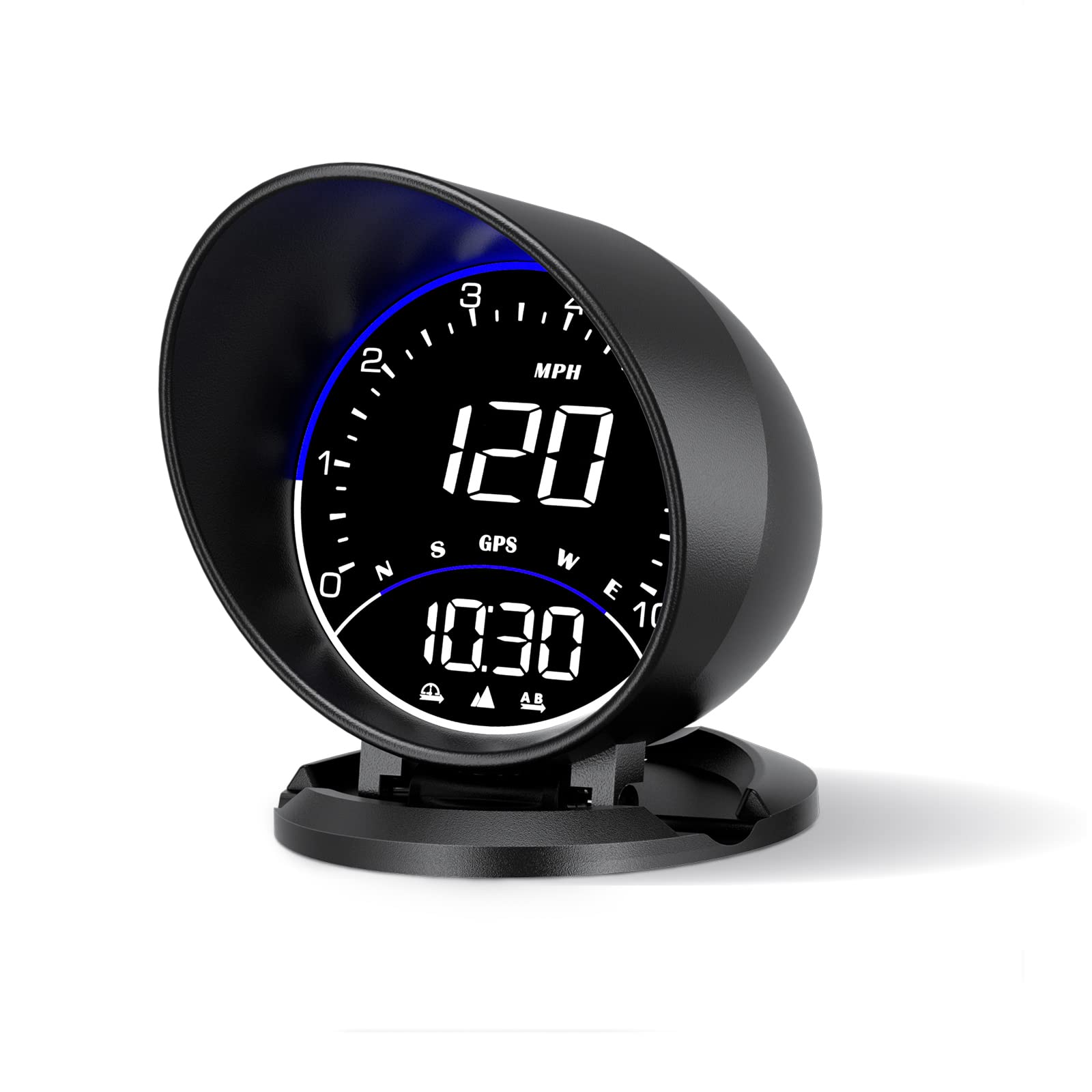 wiiyii Auto GPS Speedometer G6, Car HUD Head Up Display HD Display, Overspeed Alarm for All Vehicle
