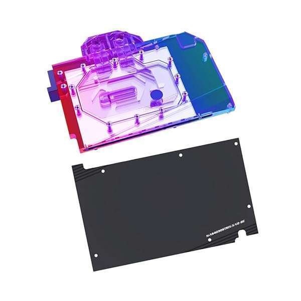 YXHGeeek ASUS GeForce RTX 4090 Water Cooling Block - Copper GPU Waterblock with RGB LED Backplate