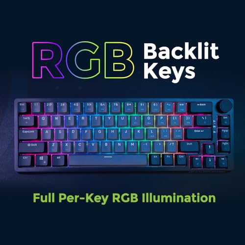 IOGEAR IOGEAR Mechlite Nano Gaming Keyboard: Wired/Wireless, PBT Keycaps, Volume Control & USB-C Cable - View 6 of 11