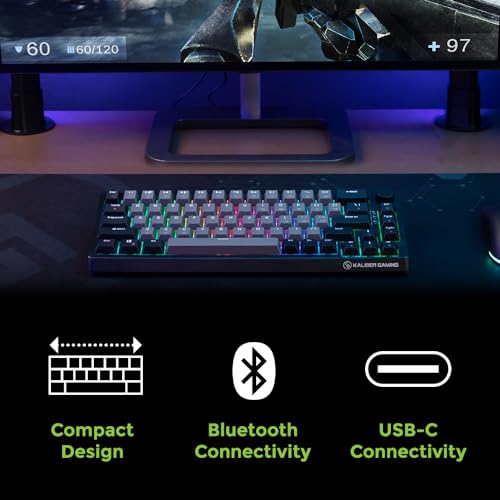 IOGEAR IOGEAR Mechlite Nano Gaming Keyboard: Wired/Wireless, PBT Keycaps, Volume Control & USB-C Cable - View 8 of 11