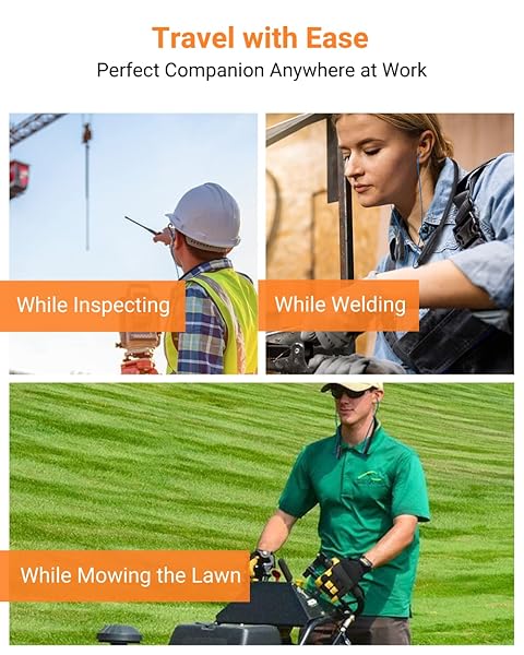 HomeSpot HomeSpot Noise Reduction Wireless Neckband Headphones: 27dB NRR, CVC Mic, 20H Playtime - OSHA Compliant for Work Safety - View 9 of 9