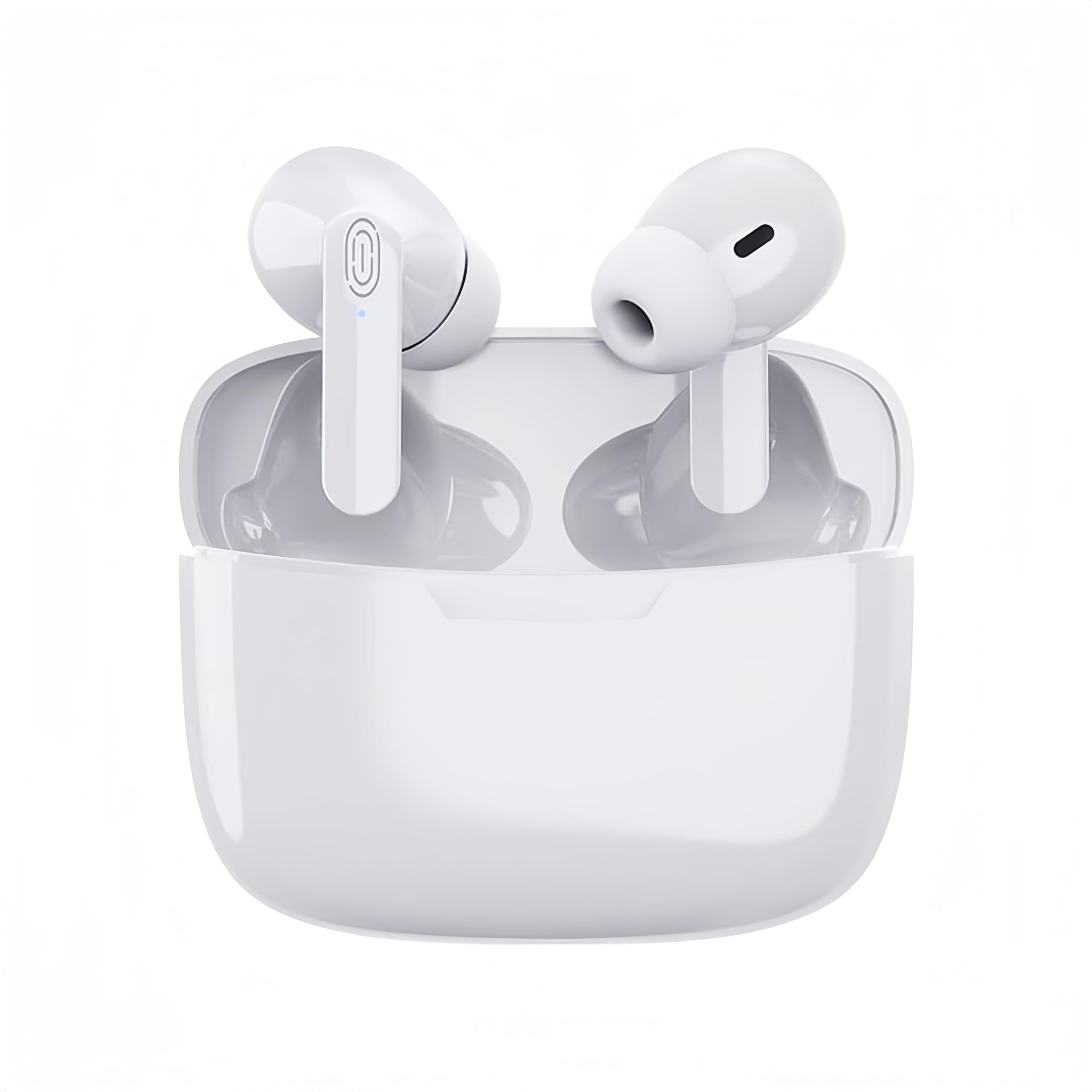 Sanpyl Y113 Bluetooth 5.3 Wireless Earbuds, 3H Playtime IPX5 Sweatproof Headphones, Comfort Fit Secure Ear Grip for Gym Running Travel, Includes