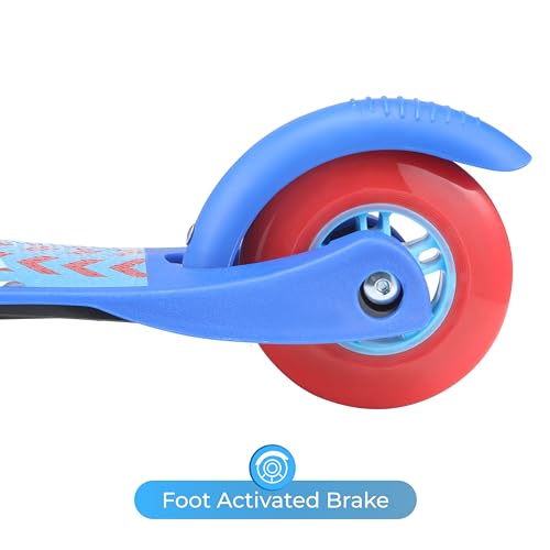 Voyager Sonic The Hedgehog Kick Scooter for Kids - Light Up Wheels, Extra Wide Deck, 3 Wheel Design, Foot Brake, Ages 3+ - View 8 of 11