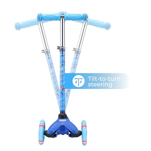 Voyager Sonic The Hedgehog Kick Scooter for Kids - Light Up Wheels, Extra Wide Deck, 3 Wheel Design, Foot Brake, Ages 3+ - View 9 of 11