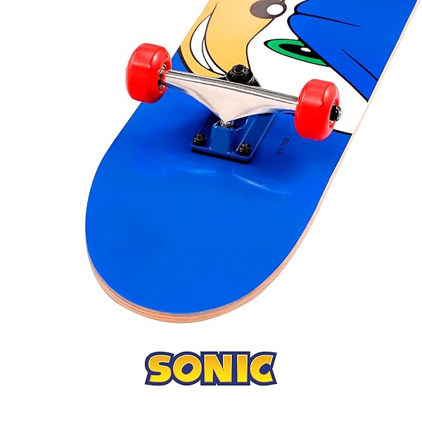 Voyager Buy Sakar Sonic The Hedgehog Skateboard - Kids & Teens Cruiser with Graphic Grip Tape & ABEC 5 Bearings - View 7 of 9