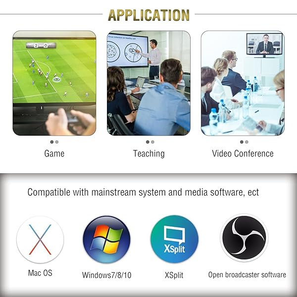 BIFALE 4K HDMI Video Capture Card - BIFALE USB 3.0 for 1080P 60FPS Gaming, Recording & Live Streaming - View 7 of 7