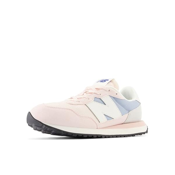 New Balance Shop New Balance Kids 237 V1 Lace Up Sneakers in Quartz Pink/Light Arctic Grey - Size 6 Wide US Unisex
