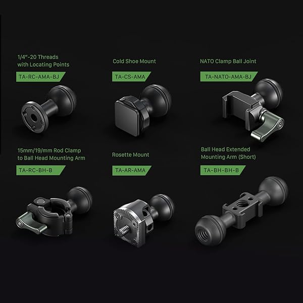 Tilta "Tilta Mini Articulating Arm: Versatile 1/4"-20 Camera Accessory Mount with Locating Pins | TA-MAA" - View 7 of 7