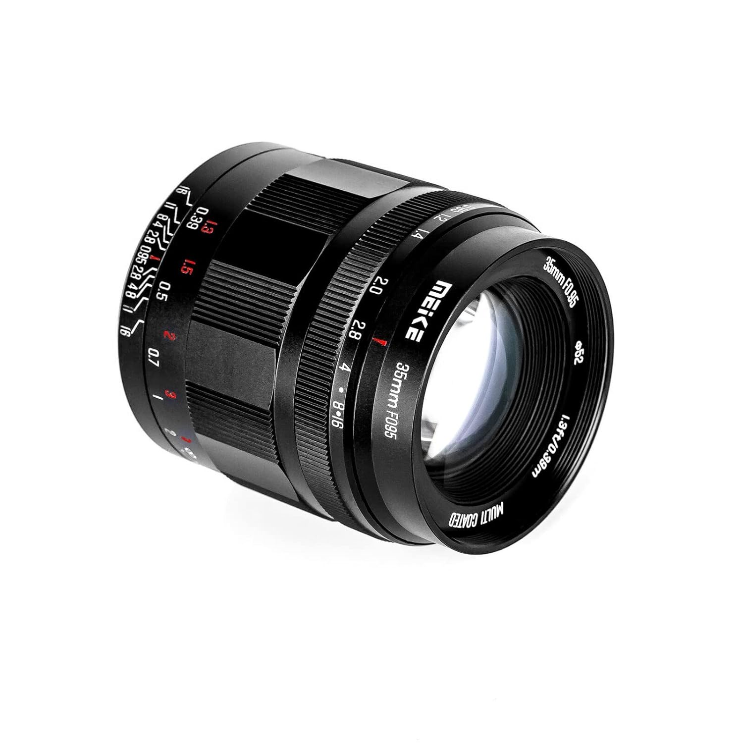 Meike Meike 35mm f0.95 Manual Focus Lens for Nikon Z Mount Cameras Z50 Z50II Z5 Z6 Z7 Z6II Z7II Z30 Zfc APS-C Mode - View 3 of 6