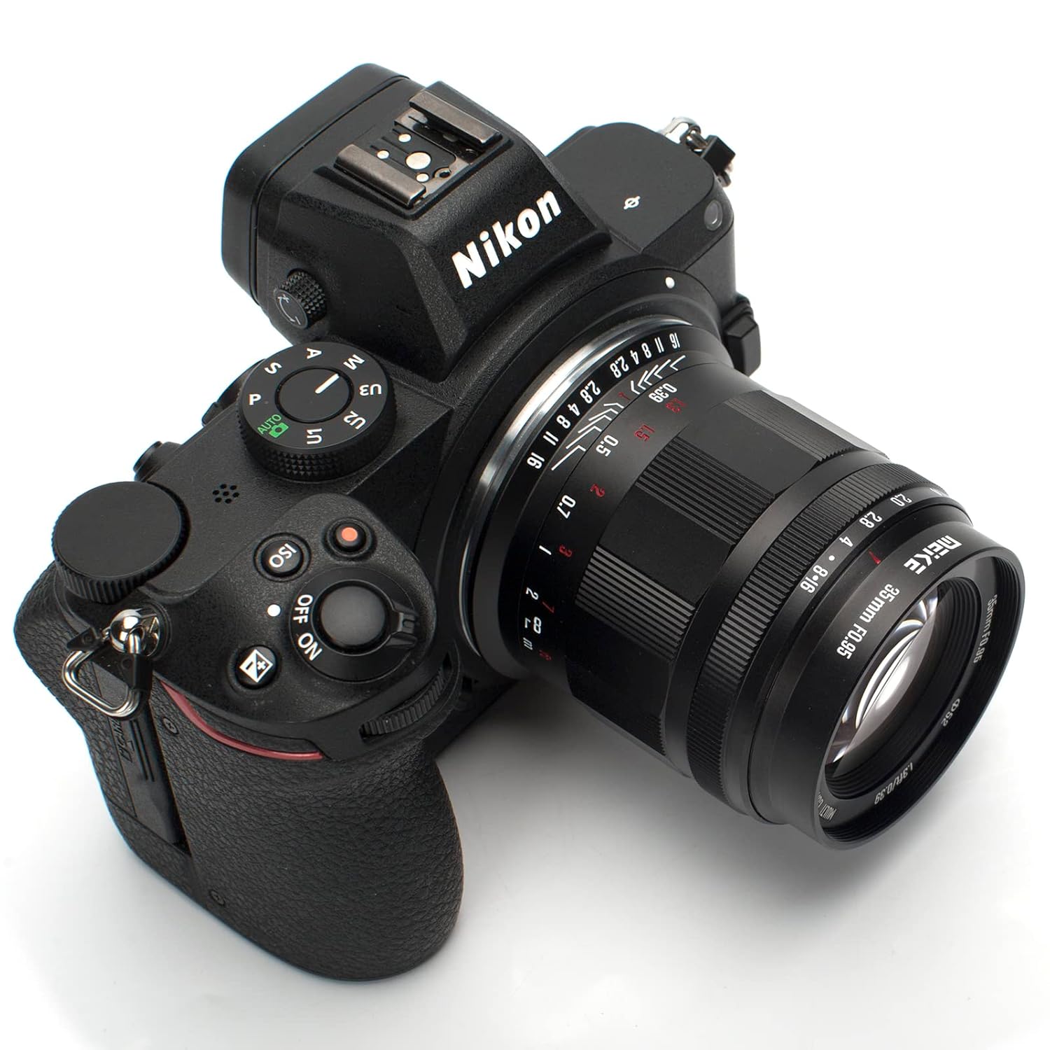 Meike Meike 35mm f0.95 Manual Focus Lens for Nikon Z Mount Cameras Z50 Z50II Z5 Z6 Z7 Z6II Z7II Z30 Zfc APS-C Mode - View 6 of 6