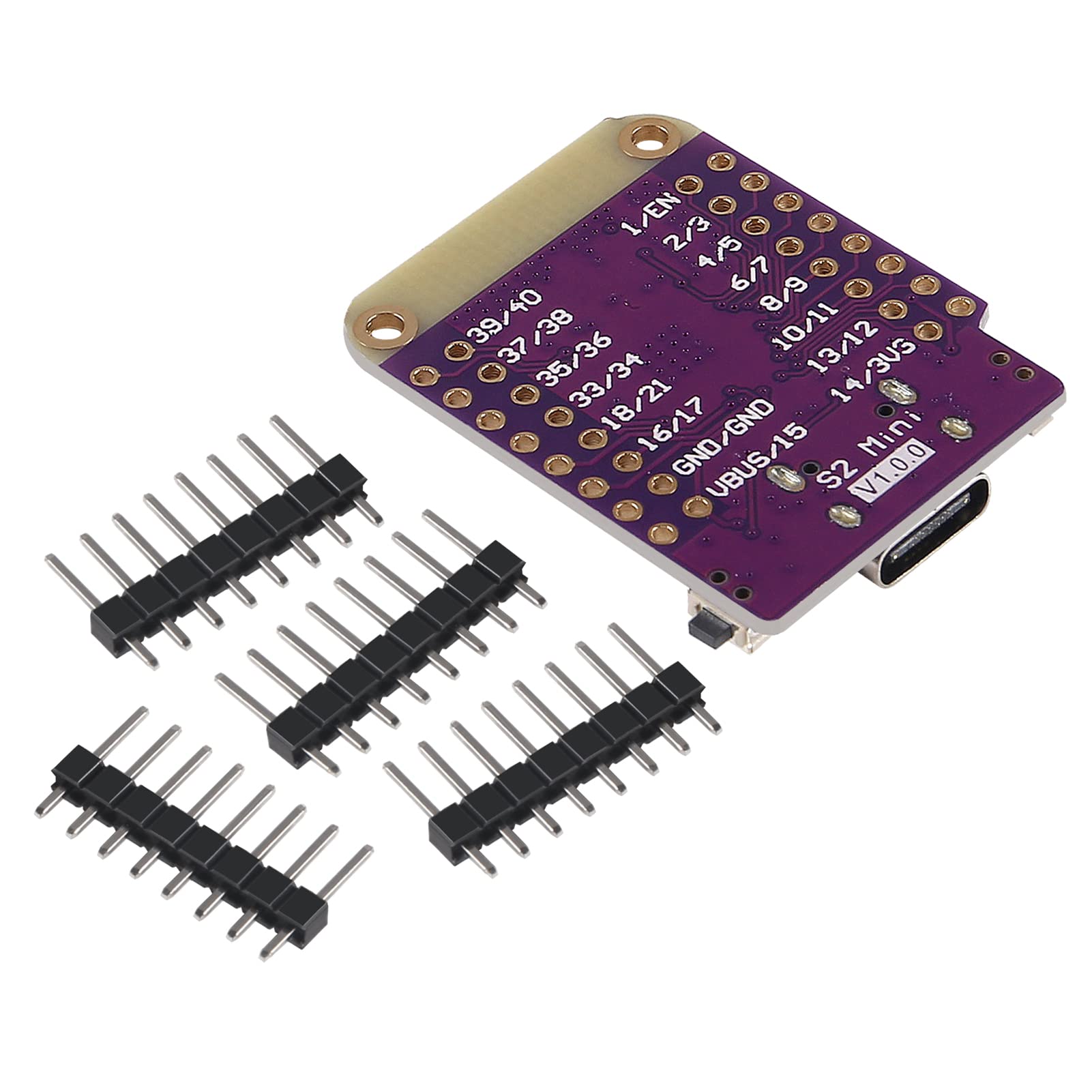 DIANN 5pcs ESP32 S2 Mini WiFi IOT Board 4MB Flash 2MB PSRAM MicroPython Type-C USB for Fast IoT Development - View 7 of 7