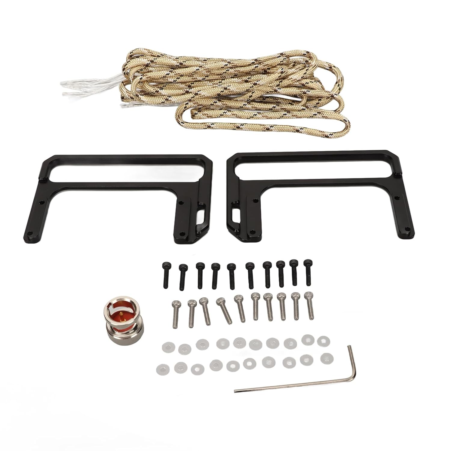 Zunate Zunate Radio Bracket for Xiegu X6100 CNC Aluminum Alloy Easy Installation Side Handle Radio Kit - View 3 of 9