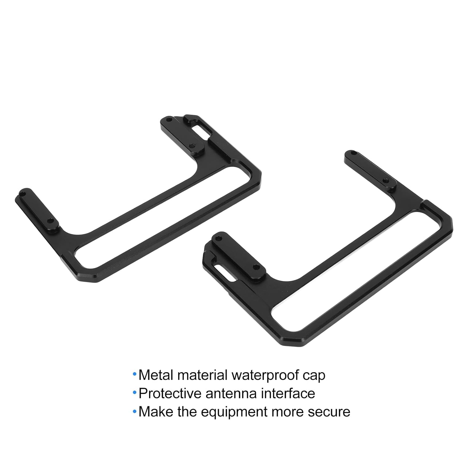 Zunate Zunate Radio Bracket for Xiegu X6100 CNC Aluminum Alloy Easy Installation Side Handle Radio Kit - View 6 of 9