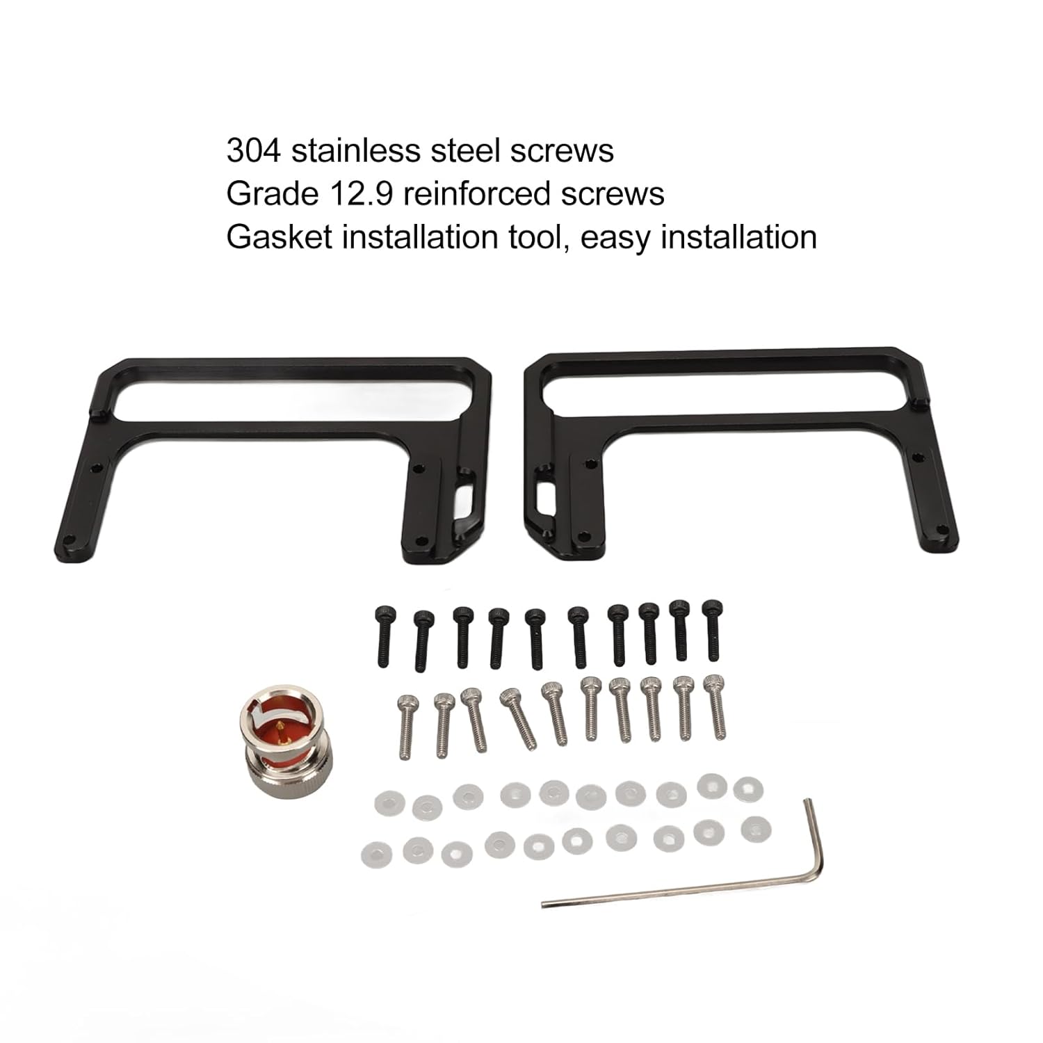 Zunate Zunate Radio Bracket for Xiegu X6100 CNC Aluminum Alloy Easy Installation Side Handle Radio Kit - View 7 of 9