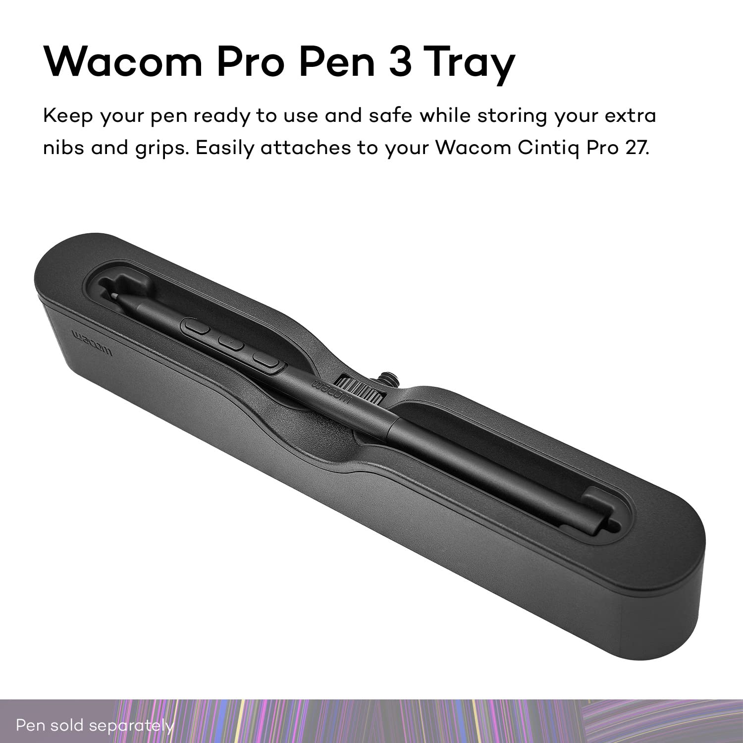 Wacom Wacom Pro Pen 3 Tray ACK44827Z Black High Precision Stylus for Creative Professionals - View 2 of 6