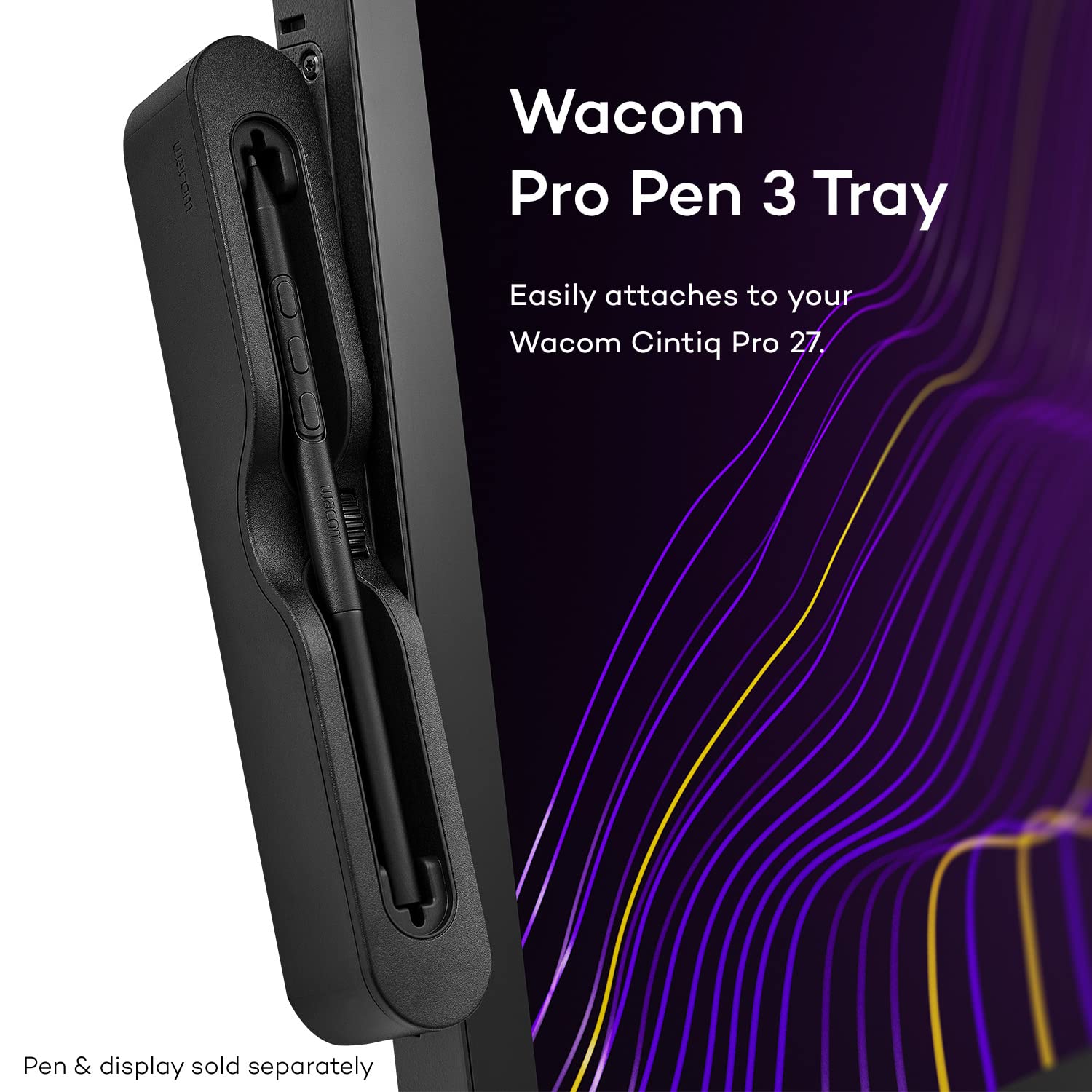 Wacom Wacom Pro Pen 3 Tray ACK44827Z Black High Precision Stylus for Creative Professionals - View 6 of 6