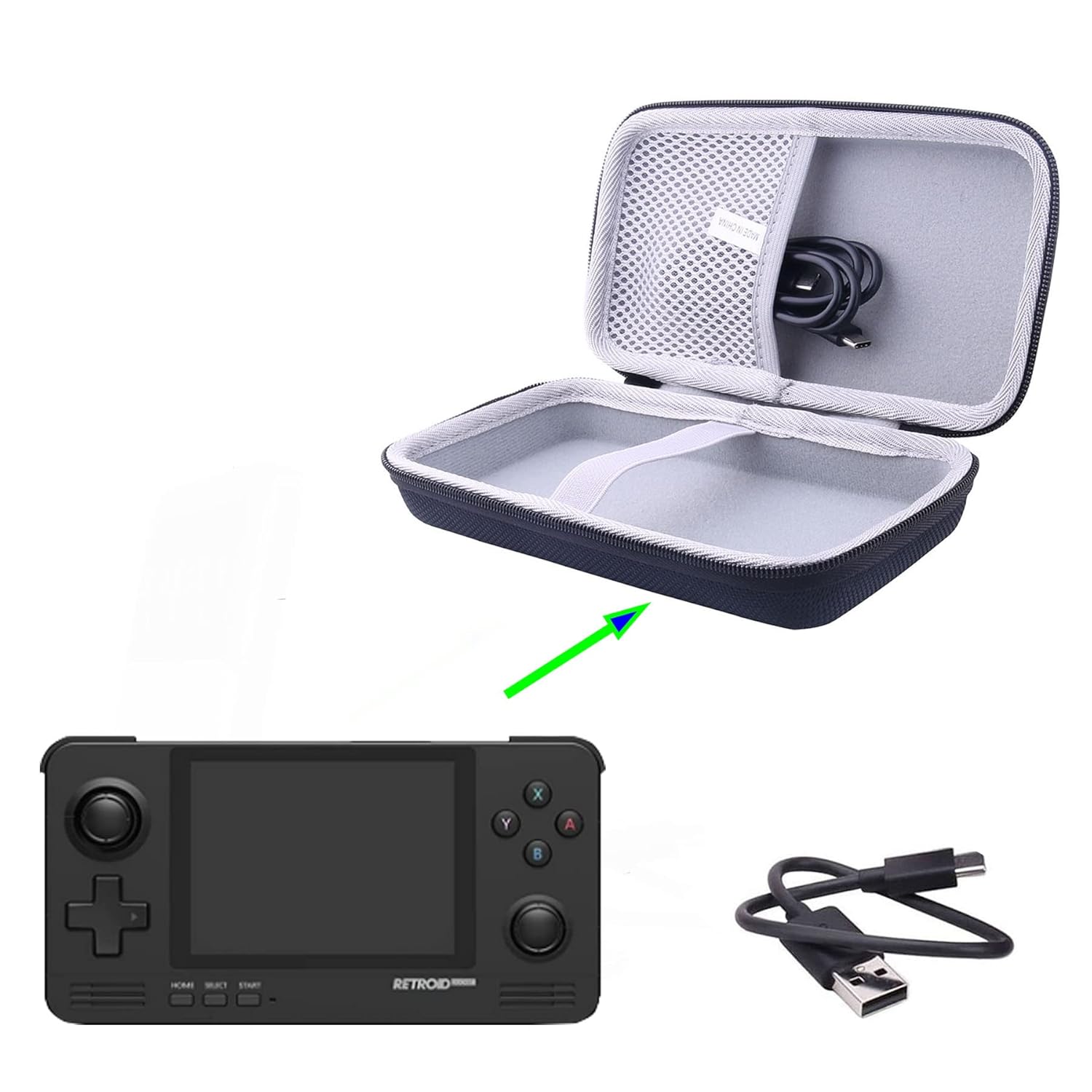 WERJIA WERJIA Hard Carrying Case for Retroid Pocket Mini Retroid Pocket 2 and 2 Plus Retro Game Handheld Console - View 6 of 6