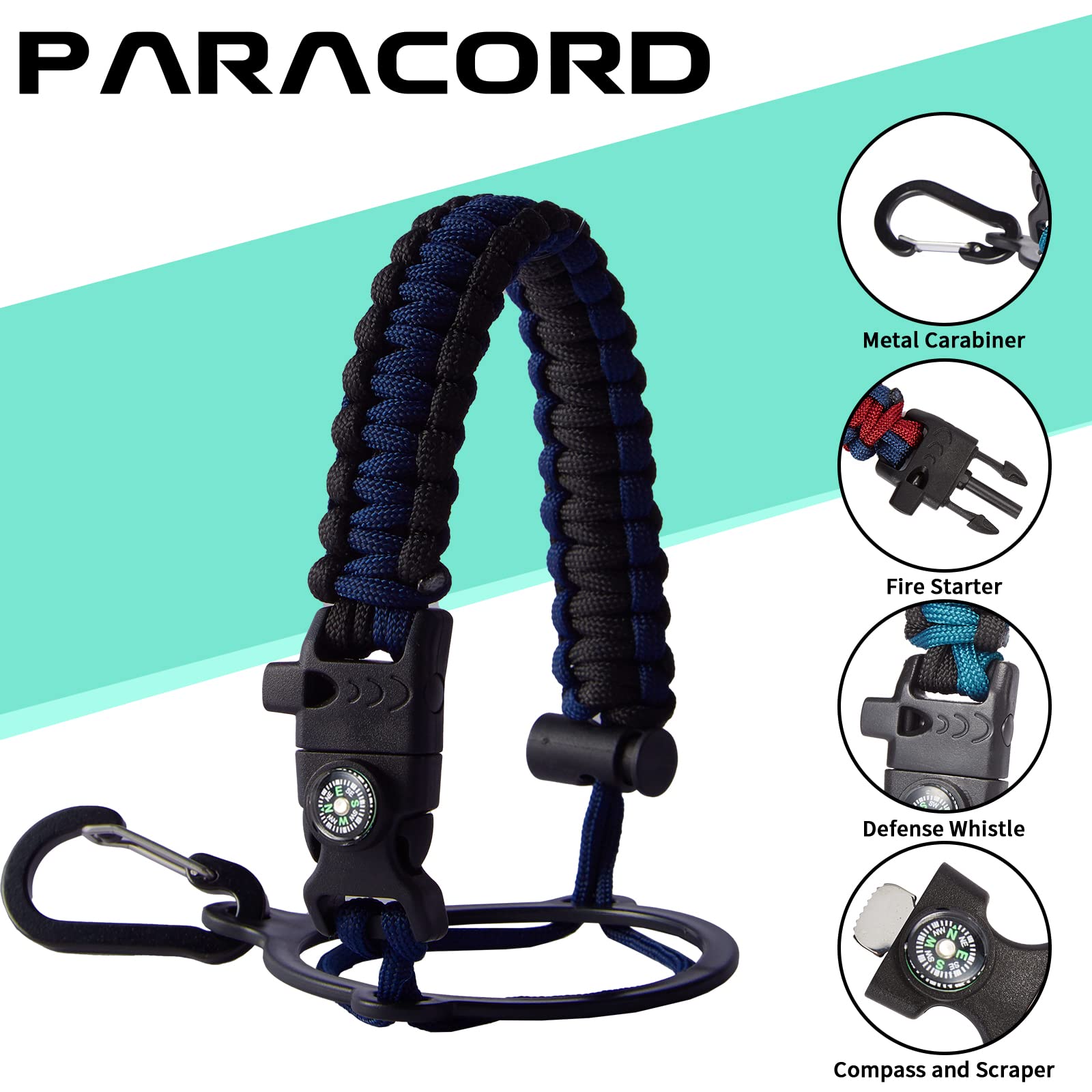 DIGJUPER 64OZ Insulated Water Bottle with Straw and Spout Lid Stainless Steel Half Gallon Jug Keeps Cold 48 Hours Hot 24 Hours Ideal for Hiking Camping Sports - View 6 of 8