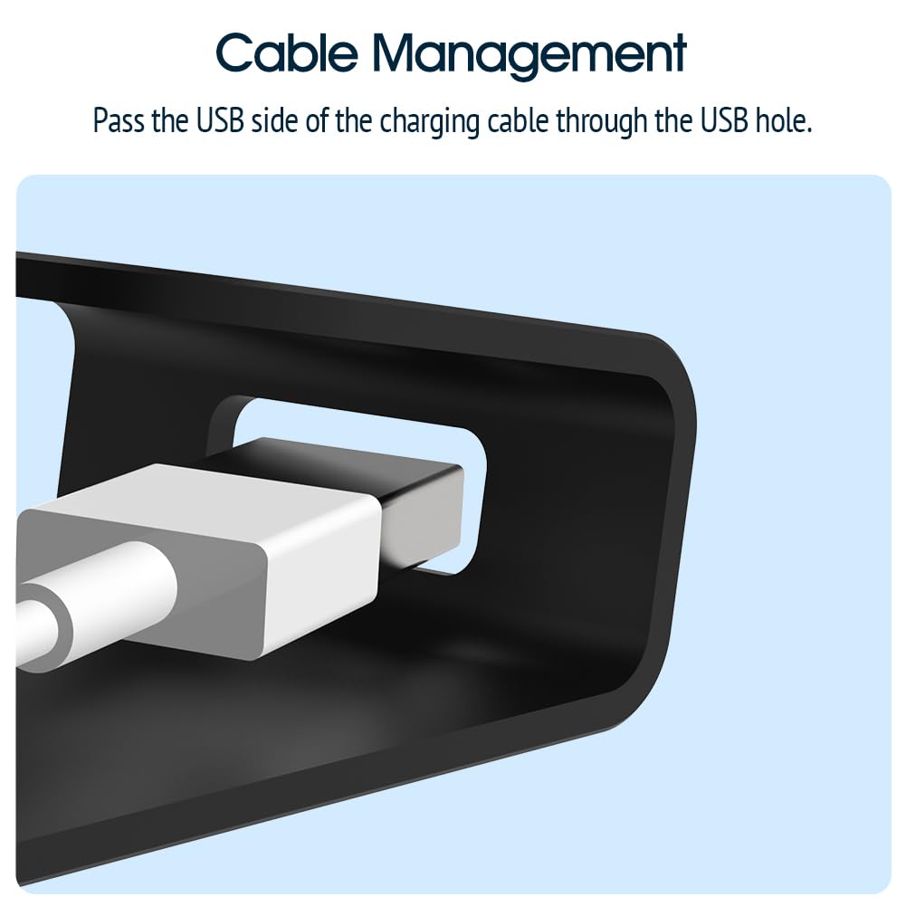 Aluminum Charging Stand Compatible with Apple Watch Ultra 2 1 SE 10 9 8 7 6 5 4 3 2 1, Desk Charger DockandHolder Nightstand for iWatch 49 46 42 45 - View 8 of 9