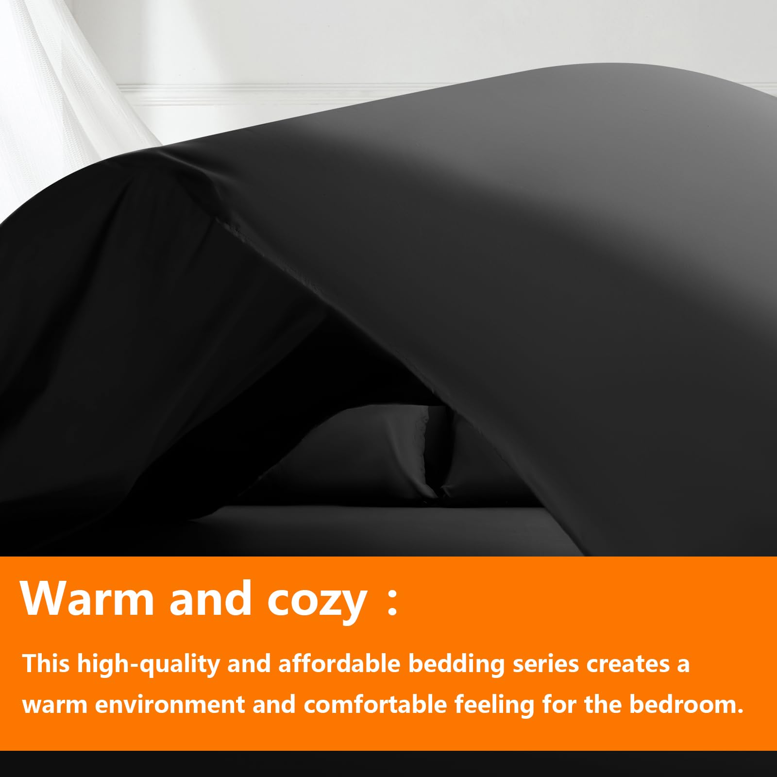 TAIMIT TAIMIT Full Size 7 Piece Comforter Set All Season Soft Quilted Reversible Bedding Dark Grey Bed in a Bag with Sheets and Pillow Shams - View 2 of 7