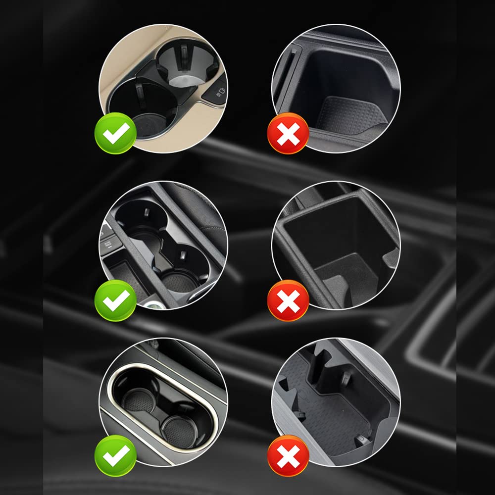 Reswish Car Cup Holder Phone Mount Universal Auto Cell Phone Stand with Drink Holder 2 in 1 Multifunctional Expander with 360 Degree Rotation - View 7 of 8