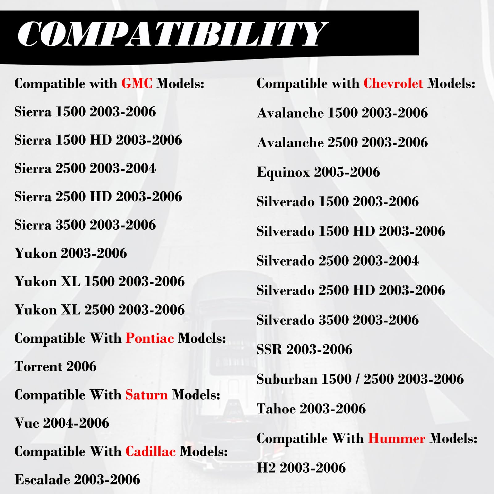 MechanMagic Keyless Entry Remote Control Key Fob Replacement Fits for Chevy Silverado 1500 2500HD 2003-2006 Avalanche Equinox SSR Suburban Tahoe GMC - View 3 of 9