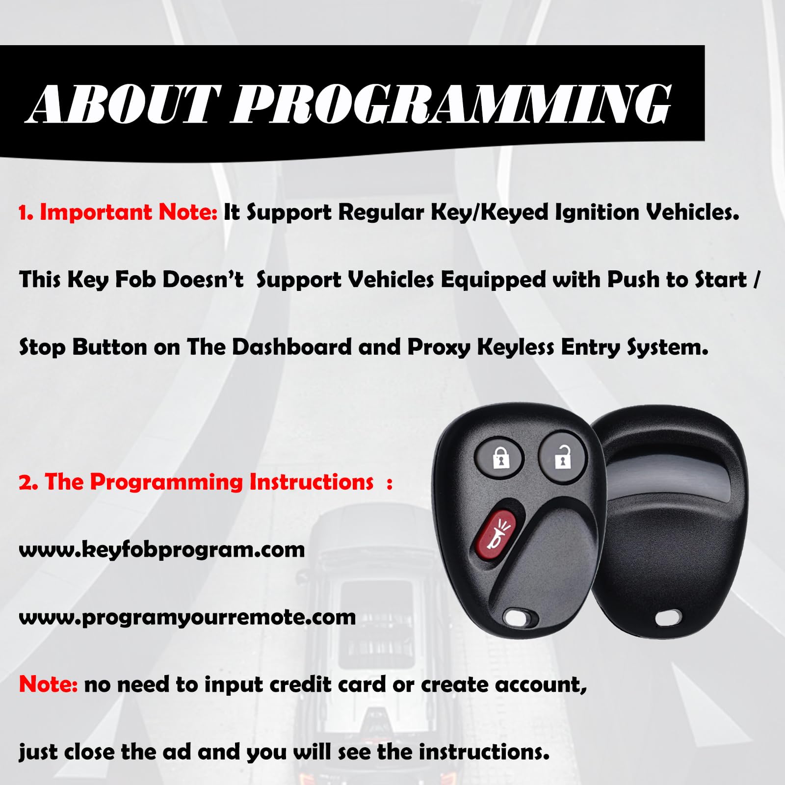 MechanMagic Keyless Entry Remote Control Key Fob Replacement Fits for Chevy Silverado 1500 2500HD 2003-2006 Avalanche Equinox SSR Suburban Tahoe GMC - View 6 of 9