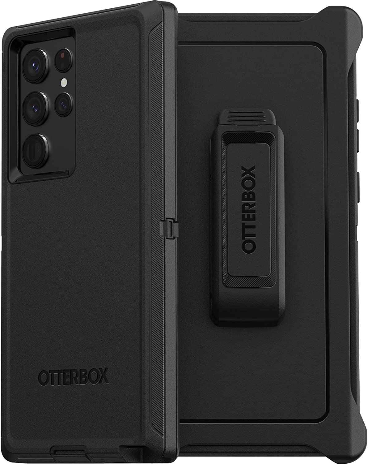 OtterBox Defender Series Case for Galaxy S22 Ultra with Holster Clip Black Non-Retail Packaging