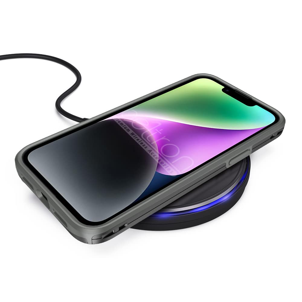 BELTRON Case Holster Combo for iPhone 13 14, Slim Protective Full Body Grip Case and Swivel Belt Clip 3 in 1 Combo with Kickstand and Card Holder - View 6 of 9