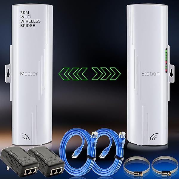 GOOD STORY High-Speed Wireless Bridge Kit for Outdoor WiFi - Long Range 5G Point-to-Point Expansion (2 Pack) - View 10 of 10