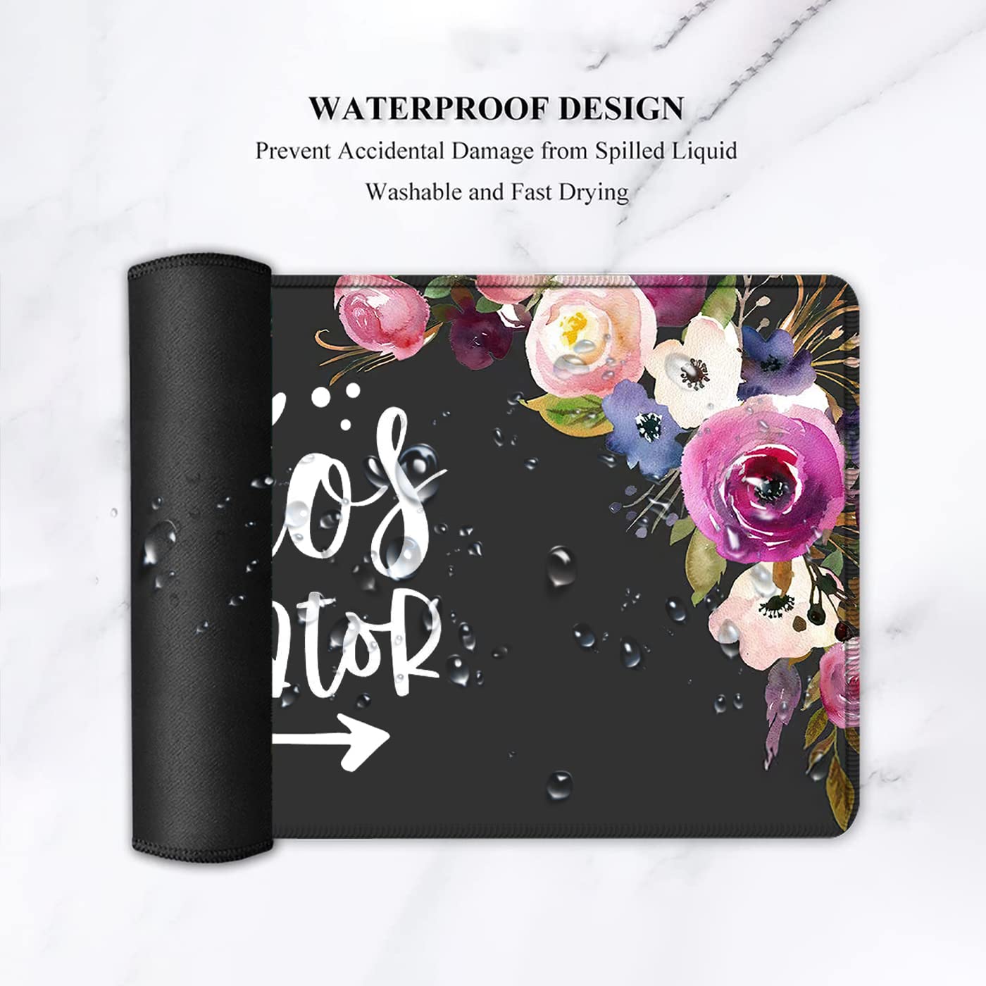 Gaming Mouse Pad and Keyboard Wrist Rest, Large Extended Mouse Pad 31.5X 11.8,Ergonomic Memory Foam Wrist Rest + Desk Mat Protector, for Office Home - View 5 of 7