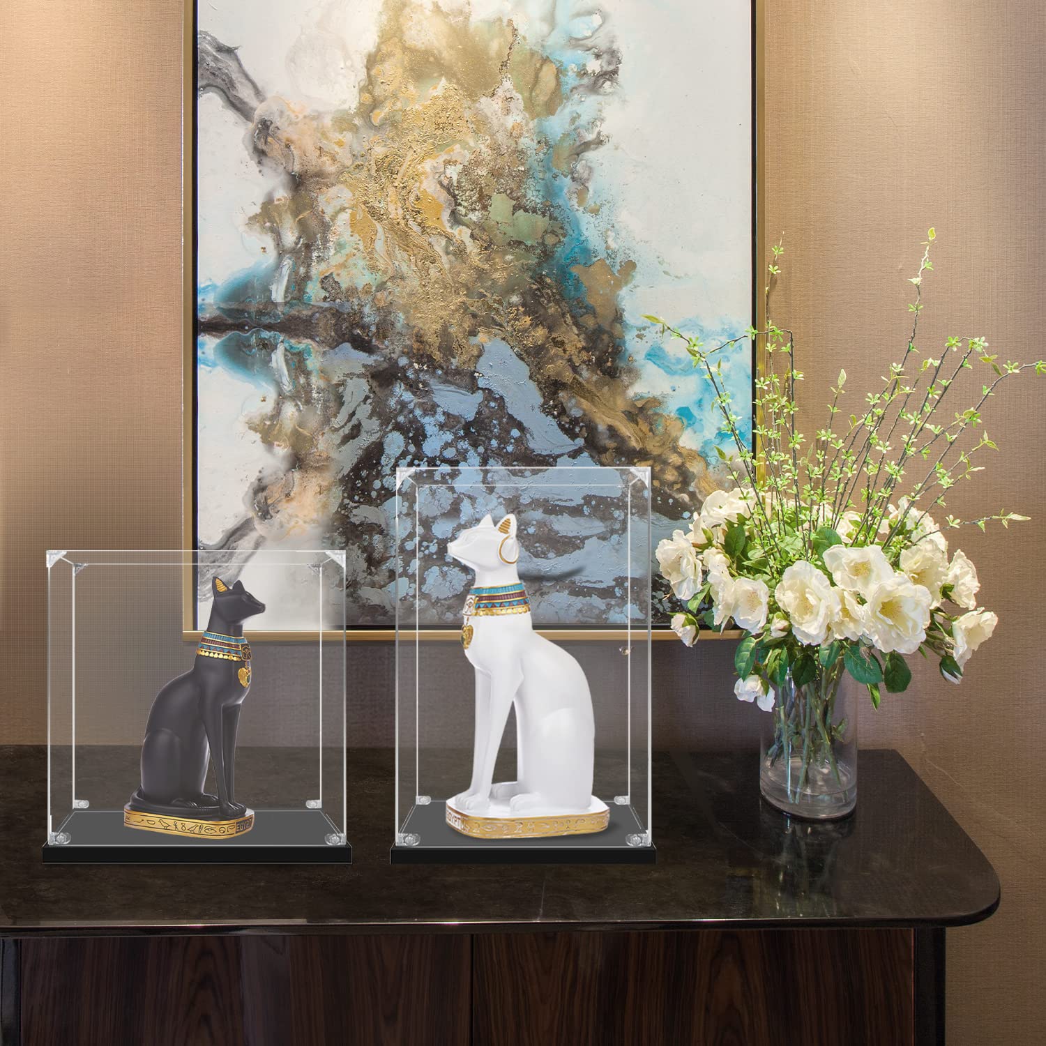 KOLIPI KOLIPI Acrylic Display Case for Collectibles Clear Box for Lego Figures Doll Toys Home Storage 6x6x10 inch - View 3 of 9