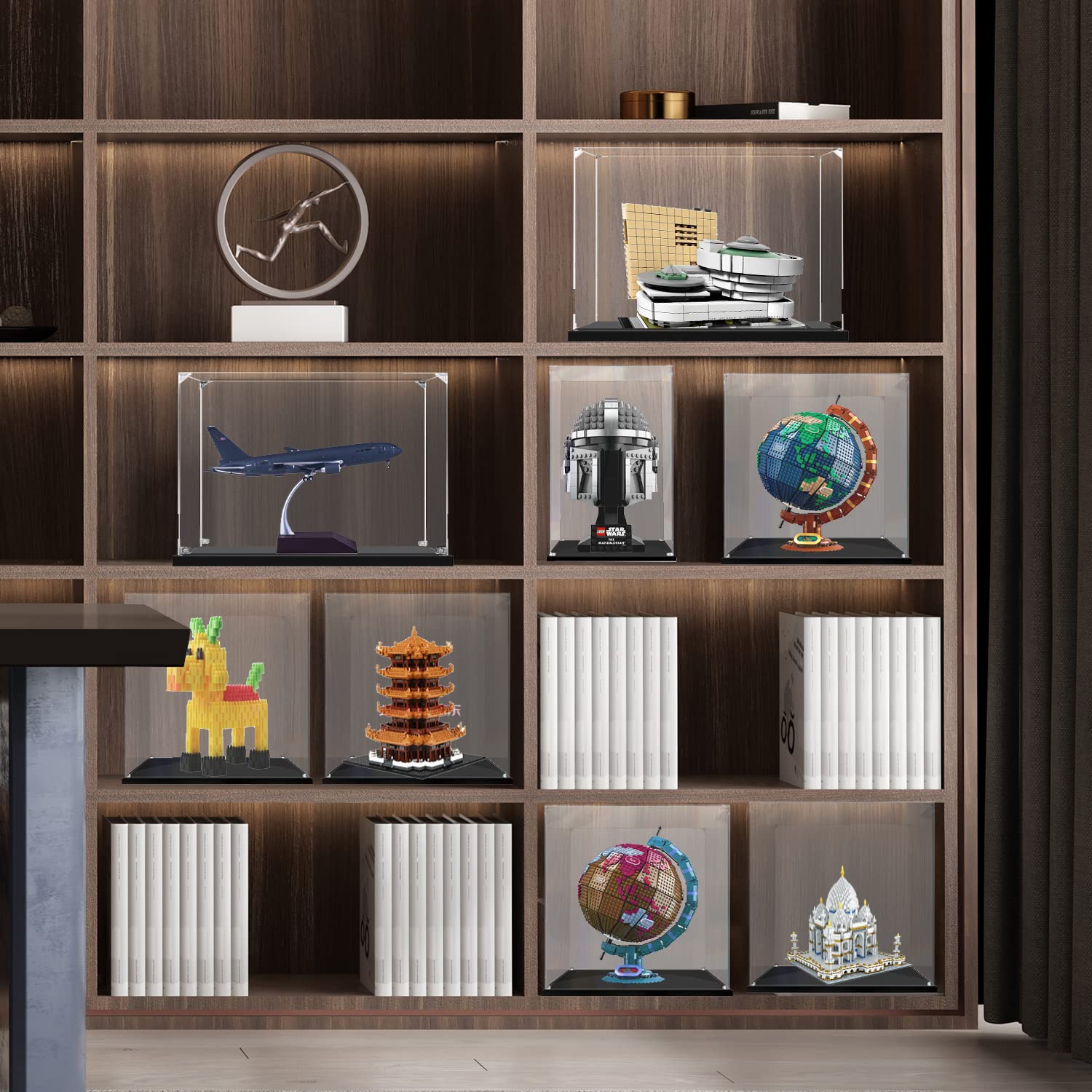 KOLIPI KOLIPI Acrylic Display Case for Collectibles Clear Box for Lego Figures Doll Toys Home Storage 6x6x10 inch - View 7 of 9