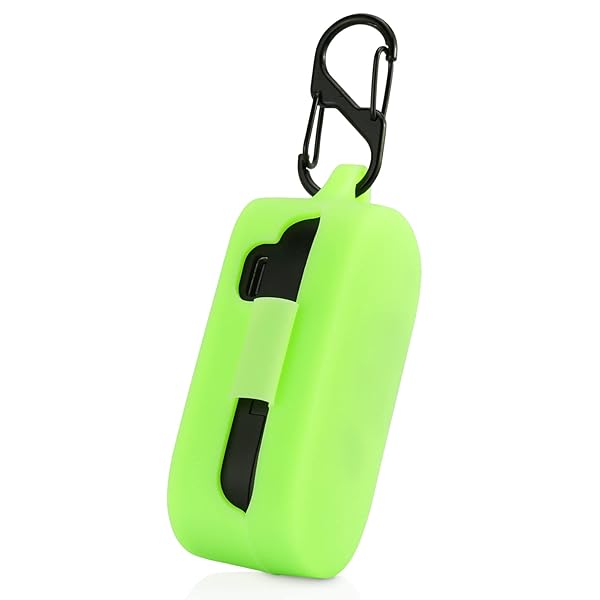 LEFXMOPHY LEFXMOPHY Green Silicone Case for TOZO T9 Earbuds - Glow in the Dark Protective Cover - View 4 of 5