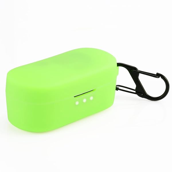 LEFXMOPHY LEFXMOPHY Green Silicone Case for TOZO T9 Earbuds - Glow in the Dark Protective Cover - View 5 of 5