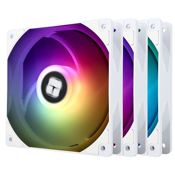 Thermalright Thermalright TL-C12CW-S X3: 120mm White ARGB CPU Fan - 1550RPM Silent Cooling with 4pin PWM & S-FDB Bearing