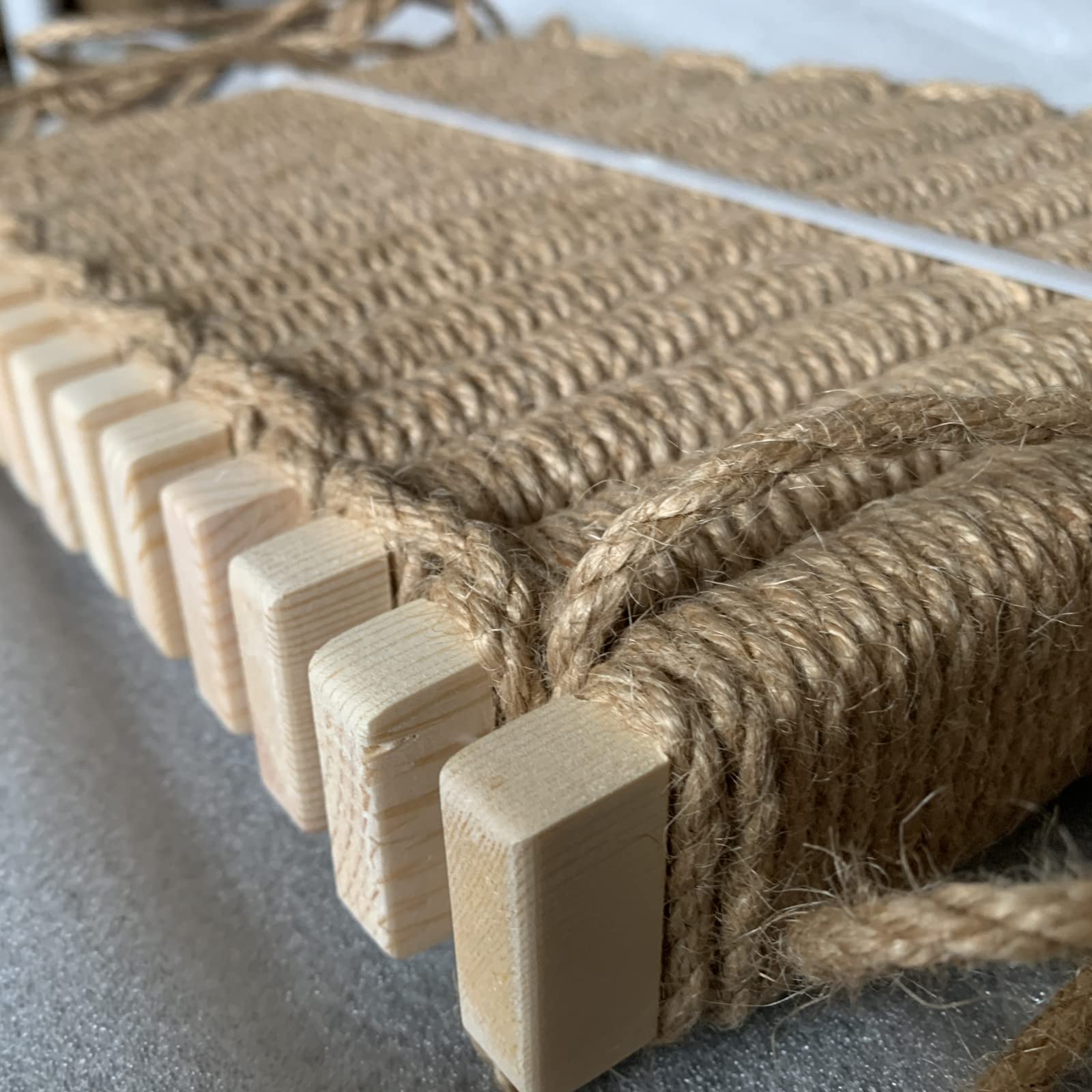 AGRICUE AGRICUE Cat Climbing Frame Bridge Sisal Rope Ladder Pet Furniture Step Scratcher Post Kitten Toys Cat Tree Tower Bridge - View 5 of 6