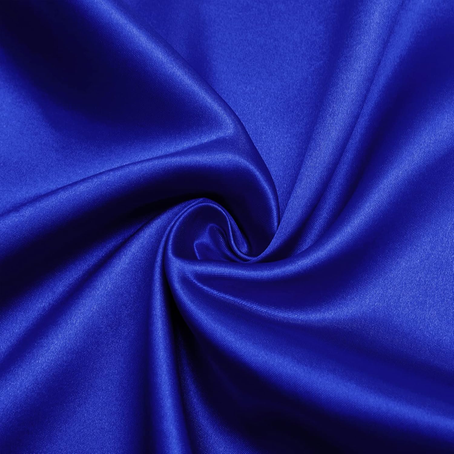 Horbaunal Horbaunal Royal Blue Satin Fabric 60 Inch Wide Soft Charmeuse for Wedding Dress DIY Craftings Costumes 10 Yard